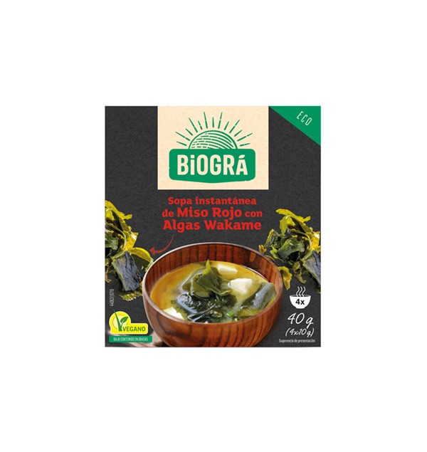 SOPA MISO CON ALGAS 40G BIOGRA