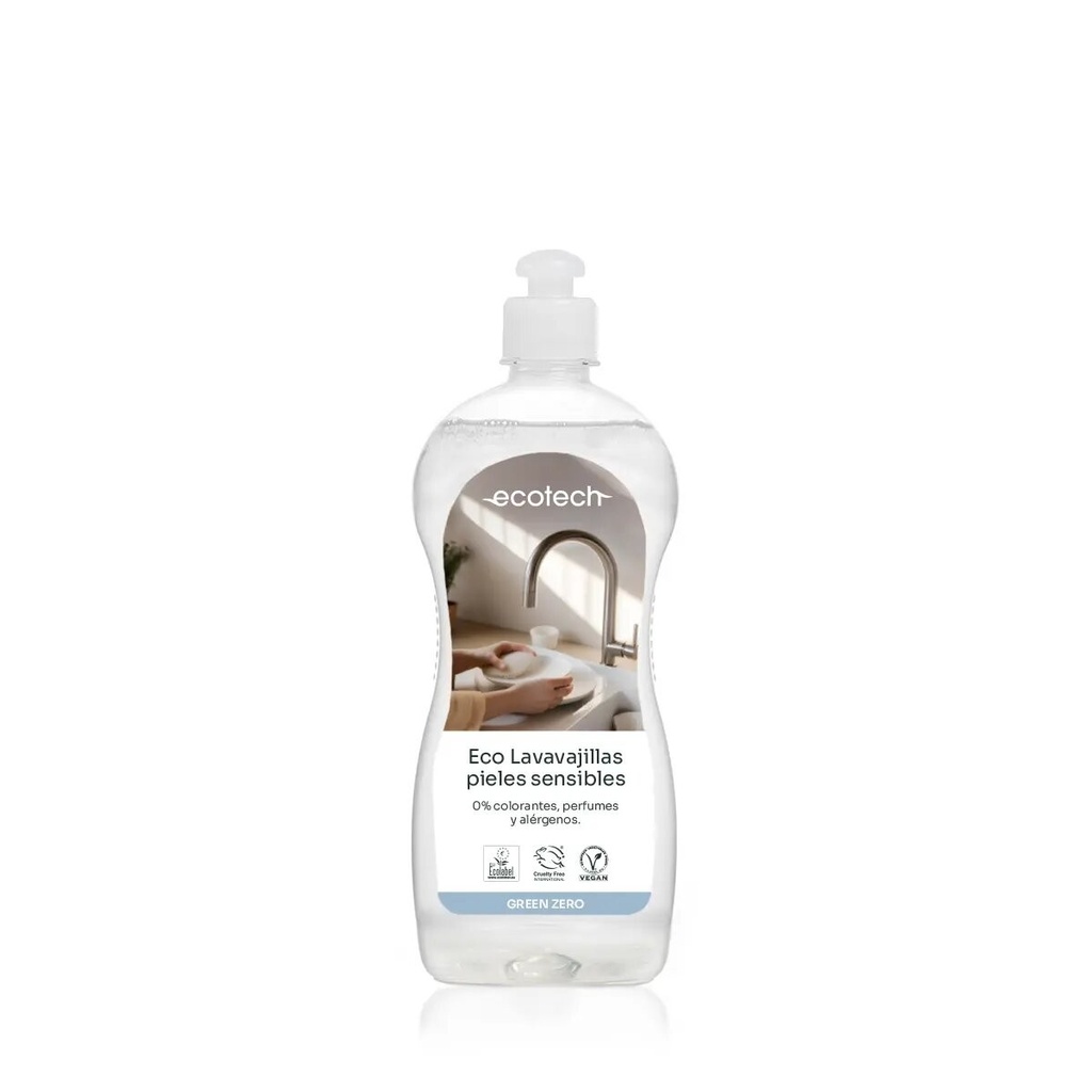 LAVAVAJILLAS MANUAL PIEL SENSIBLE 750ML ECOTECH