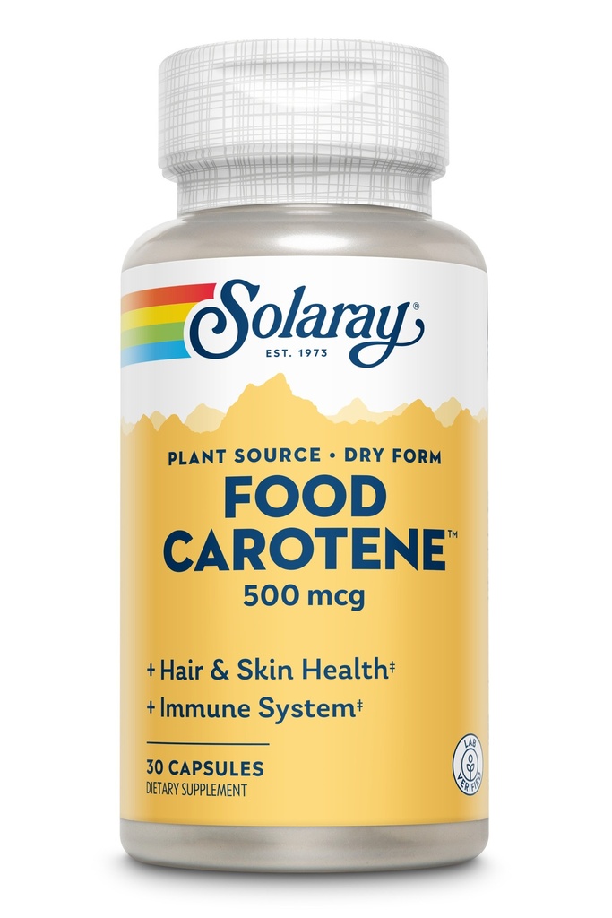 FOOD CAROTENE 30CAP SOLARAY