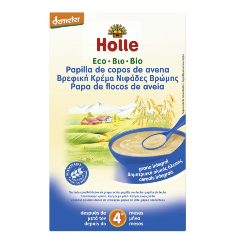 PAPILLA DE COPOS DE AVENA 250G DEMETER HOLLE