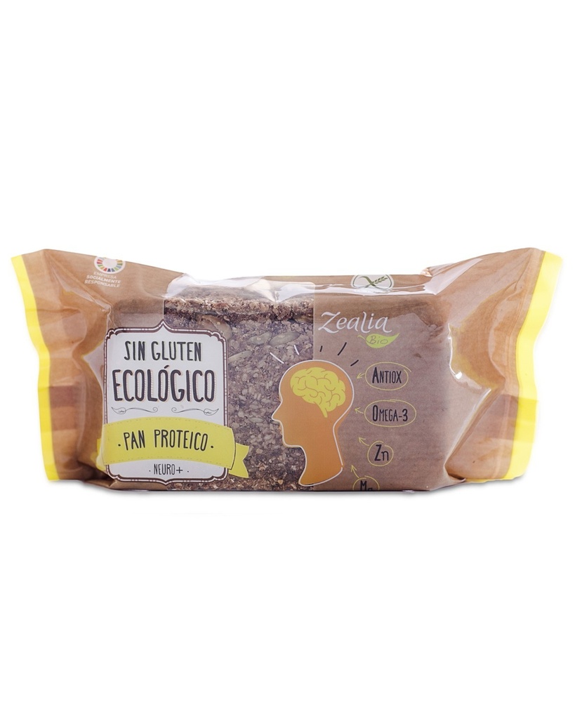 PAN PROTEICO NEURO+ BIO SIN GLUTEN 220G ZEALIA