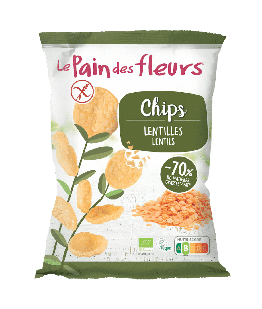 CHIPS LENTEJAS 50G LE PAIN DES FLEURS