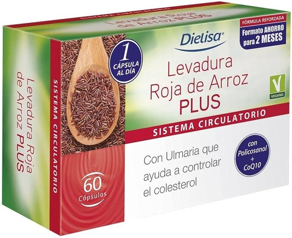 LEVADURA ROJA DE ARROZ PLUS 30 CÁPSULAS DIELISA