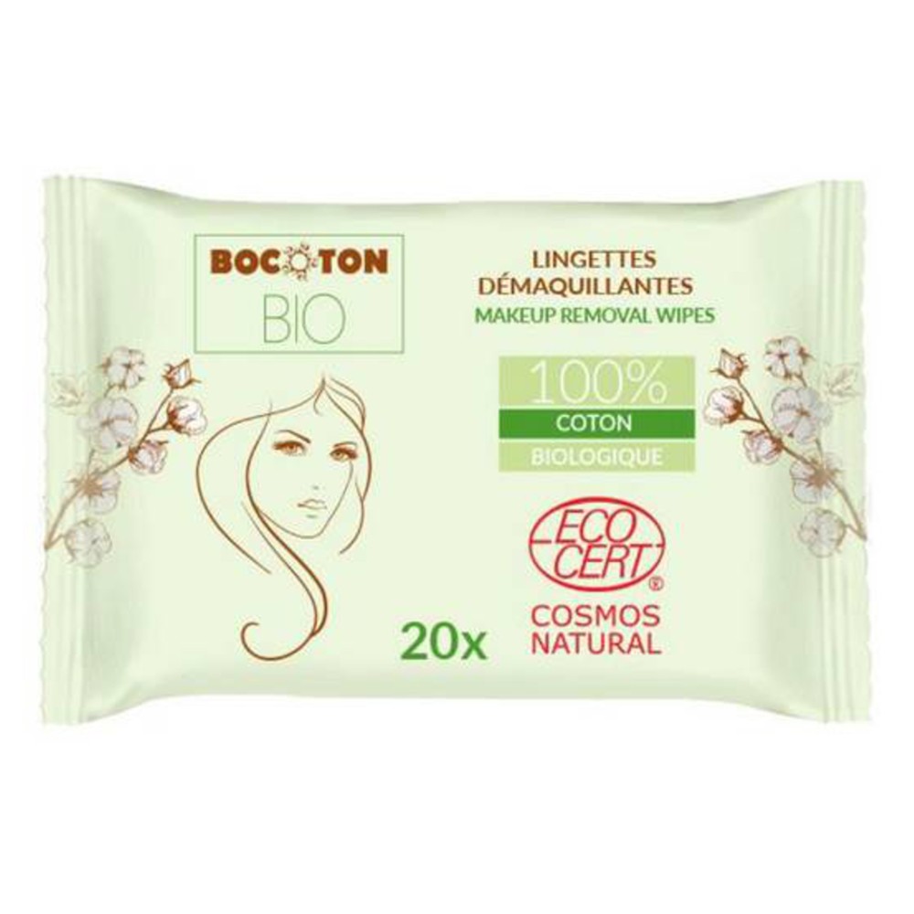 TOALLITAS DESMAQUILLANTES 20UD BIOCOTON