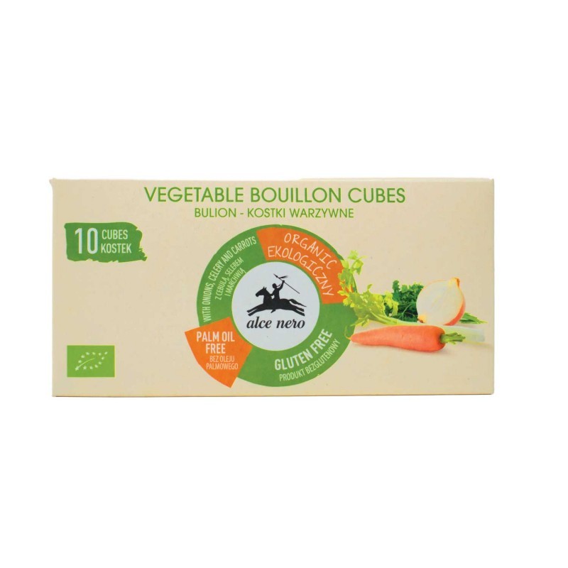 CUBITOS DE CALDO VEGETAL 100G ALCE NERO