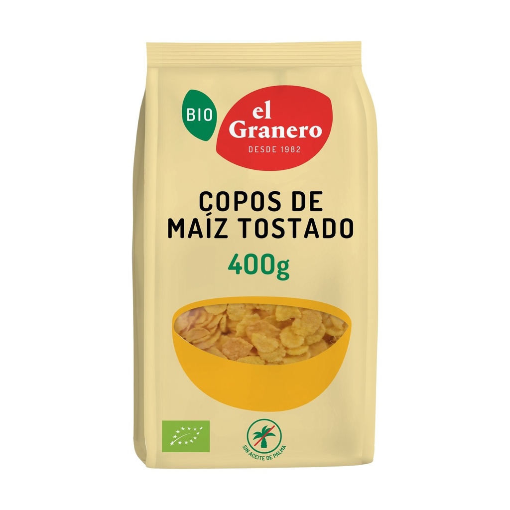 COPOS DE MAÍZ TOSTADOS 400G GRANERO