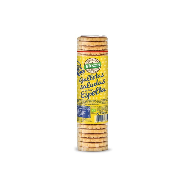 GALLETA SALADA ESPELTA 250G BIOCOP