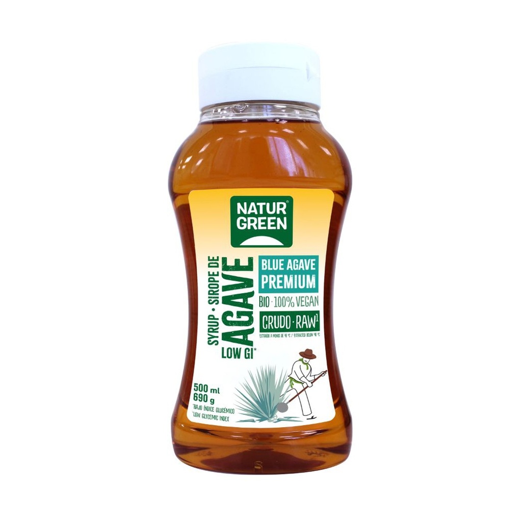 SIROPE AGAVE CRUDO 500ML NATURGREEN