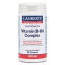 COMPLEJO DE VITAMINA B-100 60TAB LAMBERTS