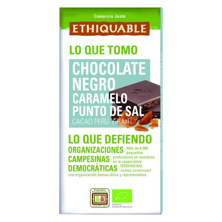 CHOCOLATE NEGRO CARAMELIZADO PUNTO SAL 100G IDEAS
