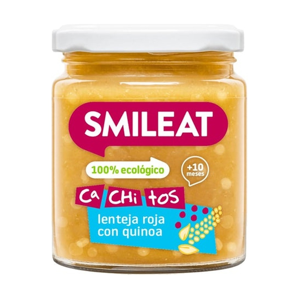 POTITO CON CACHITOS DE LENTEJAS CON QUINOA 230G SMILEAT