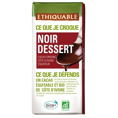CHOCOLATE BIO PARA FUNDIR 65% 200G IDEAS