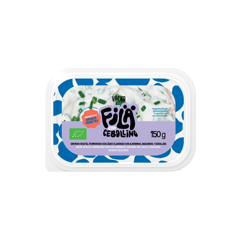 QUESO CREMA VEGANO CEBOLLINO 150G VACKA