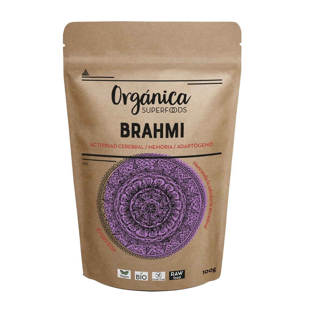 BRAHMI 100G ORGANICA SUPERFOODS