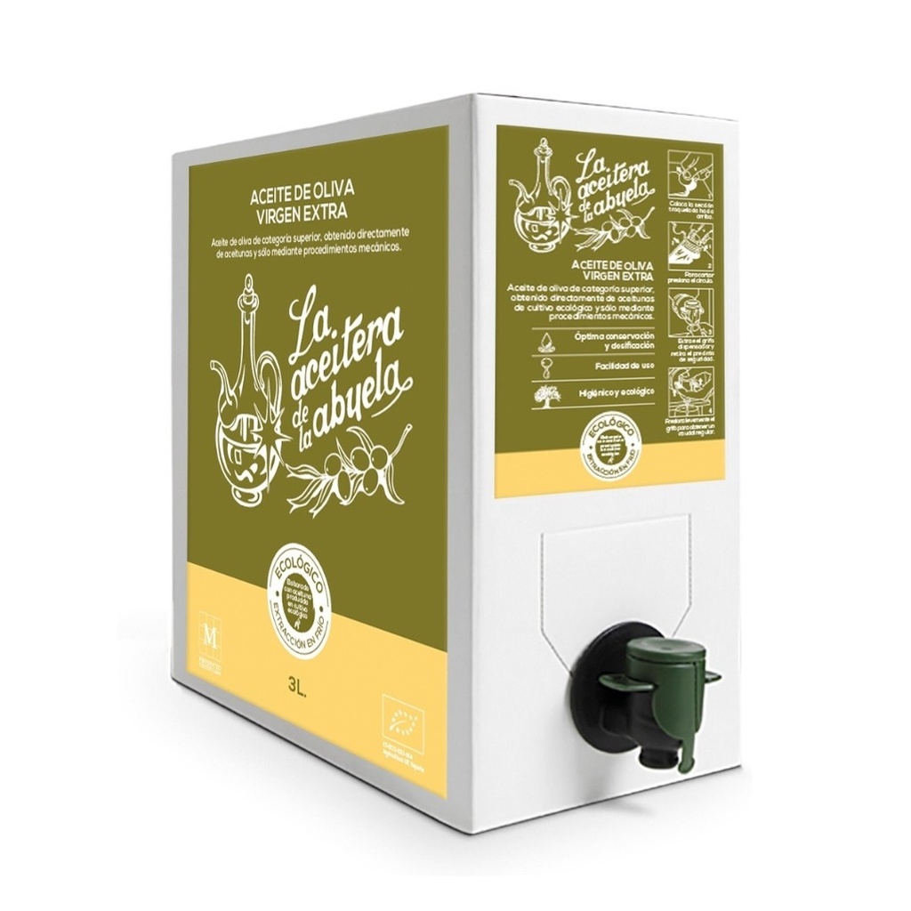 ACEITE DE OLIVA VIRGEN EXTRA BAG IN BOX 3L LA ACEITERA DE LA ABUELA