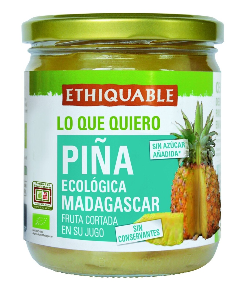 PIÑA NATURAL EN SU JUGO 400G ETHIQUABLE