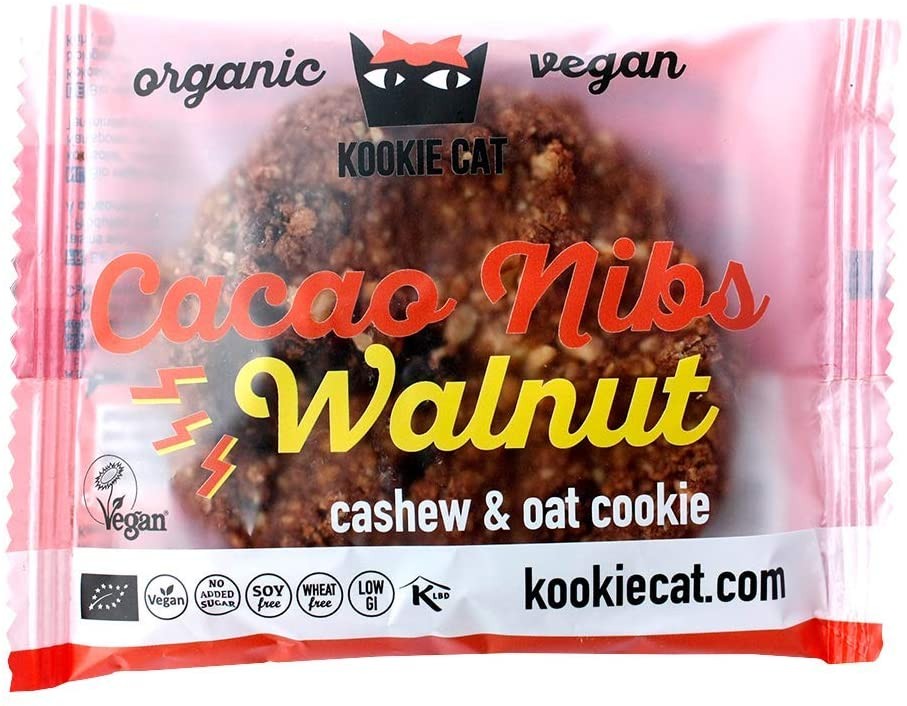 GALLETA CACAO NIBS & WALNUT 50G KOOKIECAT