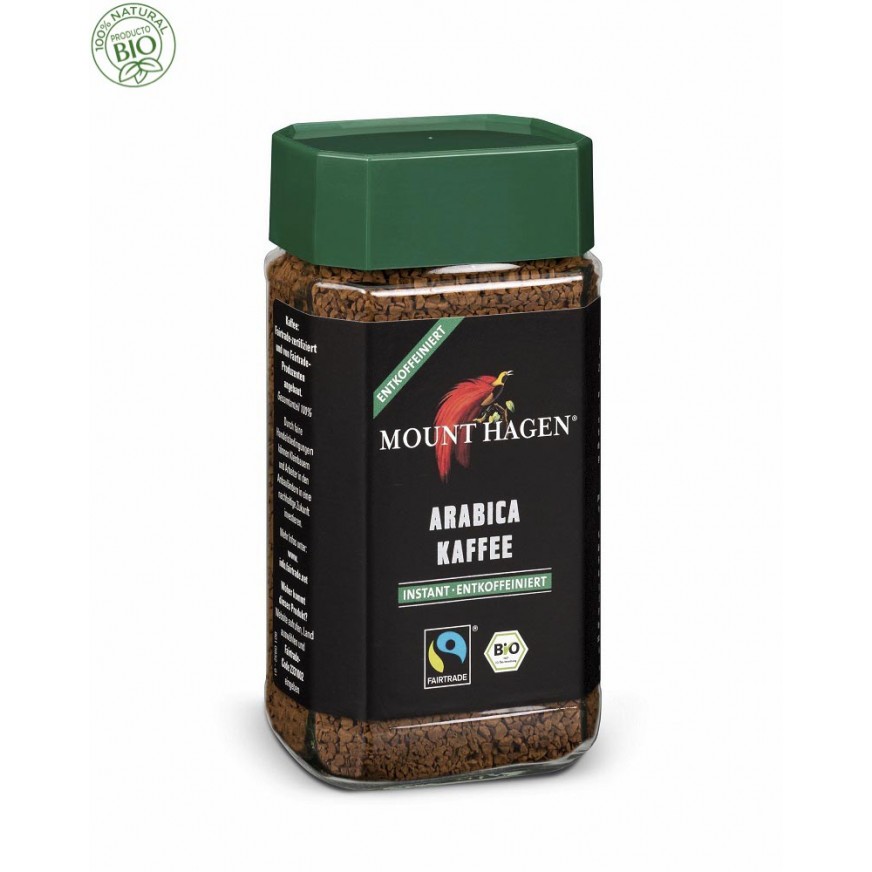 CAFÉ LIOFILIZADO DESCAFEINADO 100G MOUNT HAGEN