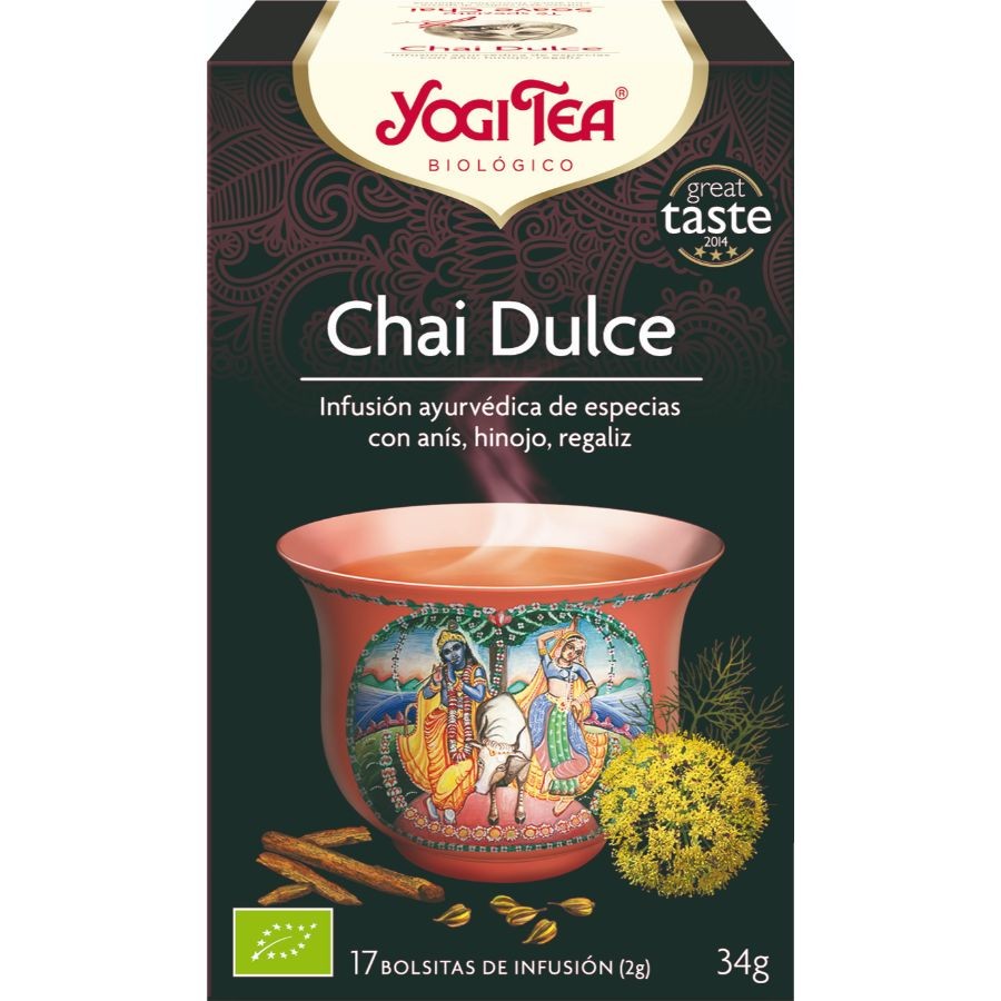 INFUSIÓN CHAI DULCE 17UD YOGI TEA