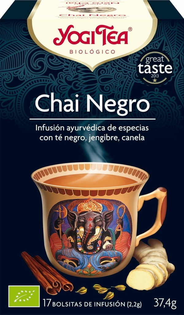 INFUSIÓN CHAI NEGRO 17UD YOGI TEA