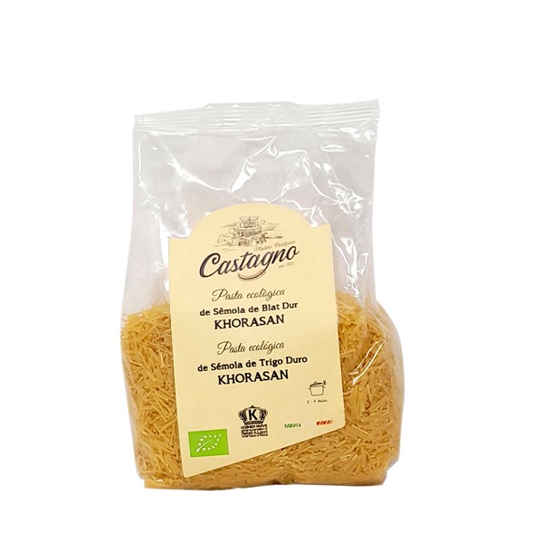 FIDEOS 100% TRIGO KHORASAN 500G CASTAGNO
