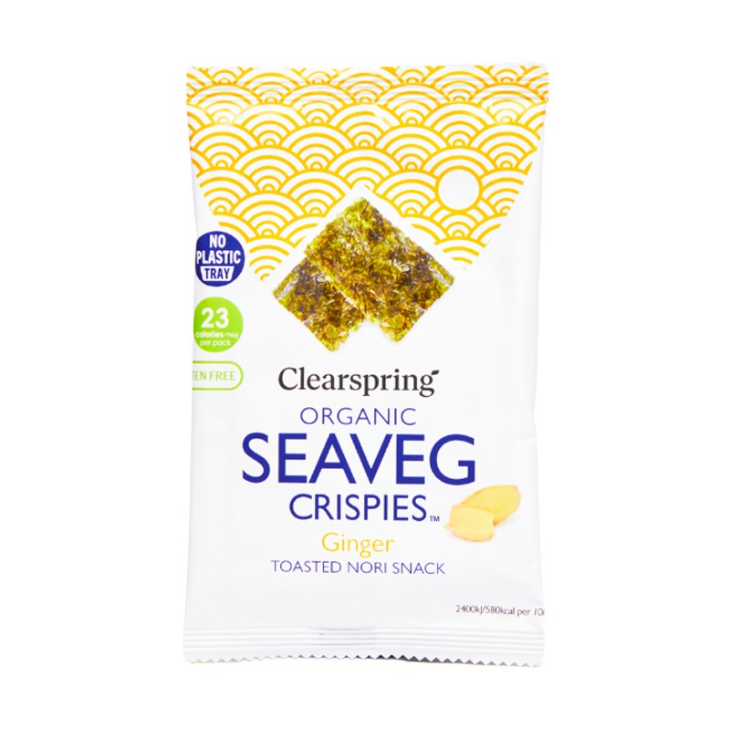 SNACK ALGA NORI JENGIBRE 4 G CLEARSPRING