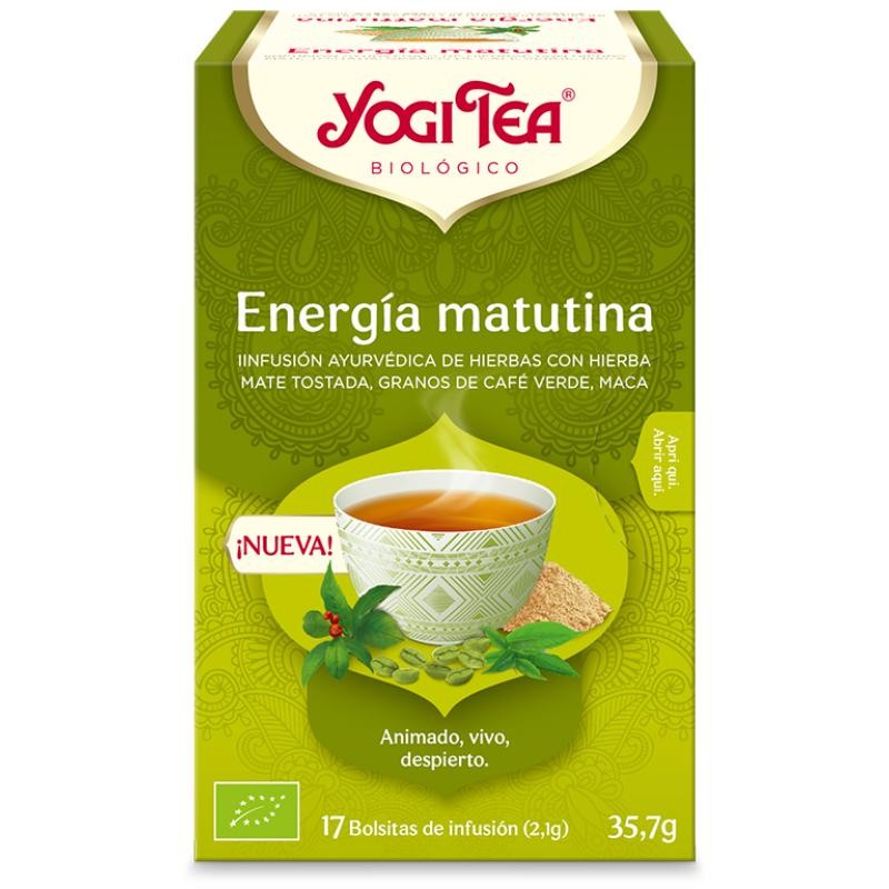 INFUSIÓN ENERGÍA MATUTINA 17UD YOGI TEA