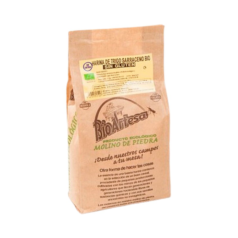 HARINA TRIGO SARRACENO SIN GLUTEN 1KG BIOARTESA