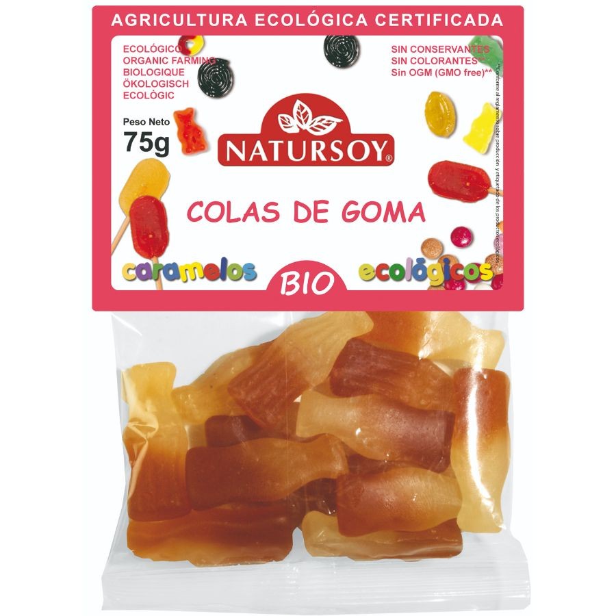 GOMINOLAS COLAS 75G NATURSOY