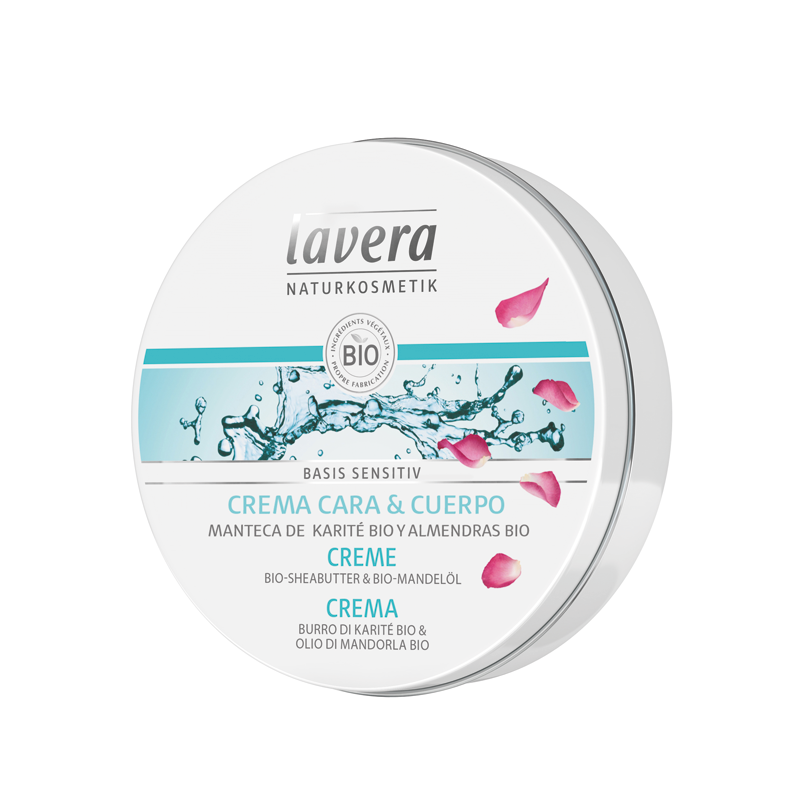 CREMA CARA CUERPO SENSITIVE 150ML LAVERA