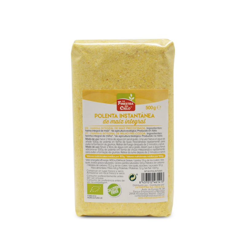 POLENTA INSTANTÁNEA INTEGRAL 500G FINESTRA