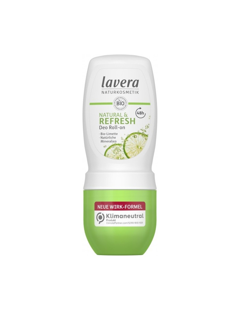 DESODORANTE ROLL-ON 48H REFRESH & NATURAL 50ML LAVERA