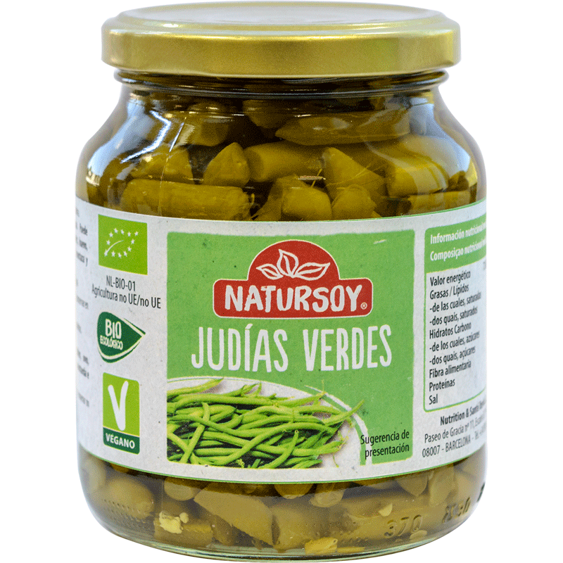 JUDIAS VERDES REDONDAS 340G NATURSOY