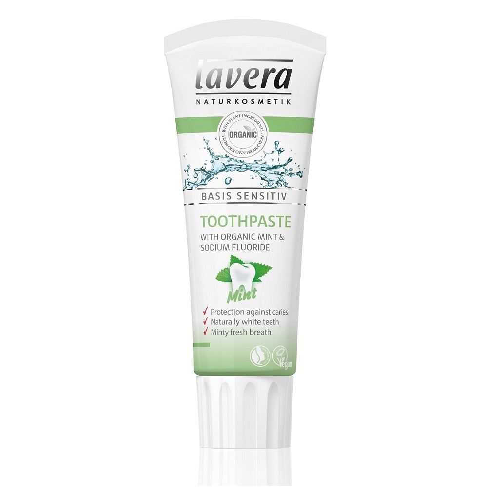 DENTÍFRICO MENTA CON FLÚOR CUIDADO COMPLETO LAVERA