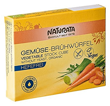 CUBITOS CALDO VEGETAL SIN LEVADURA 72G NATURATA