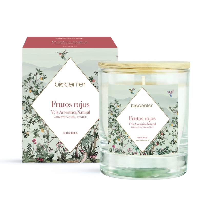 VELA VEGETAL FRUTOS ROJOS BIOCENTER
