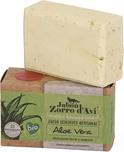 JABÓN DE ALOE VERA 120G ECO JABÓN DE ZORRO