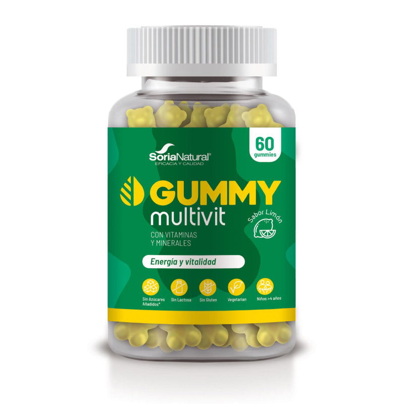 GUMMY MULTIVIT 60 GOMINOLAS SORIA NATURAL