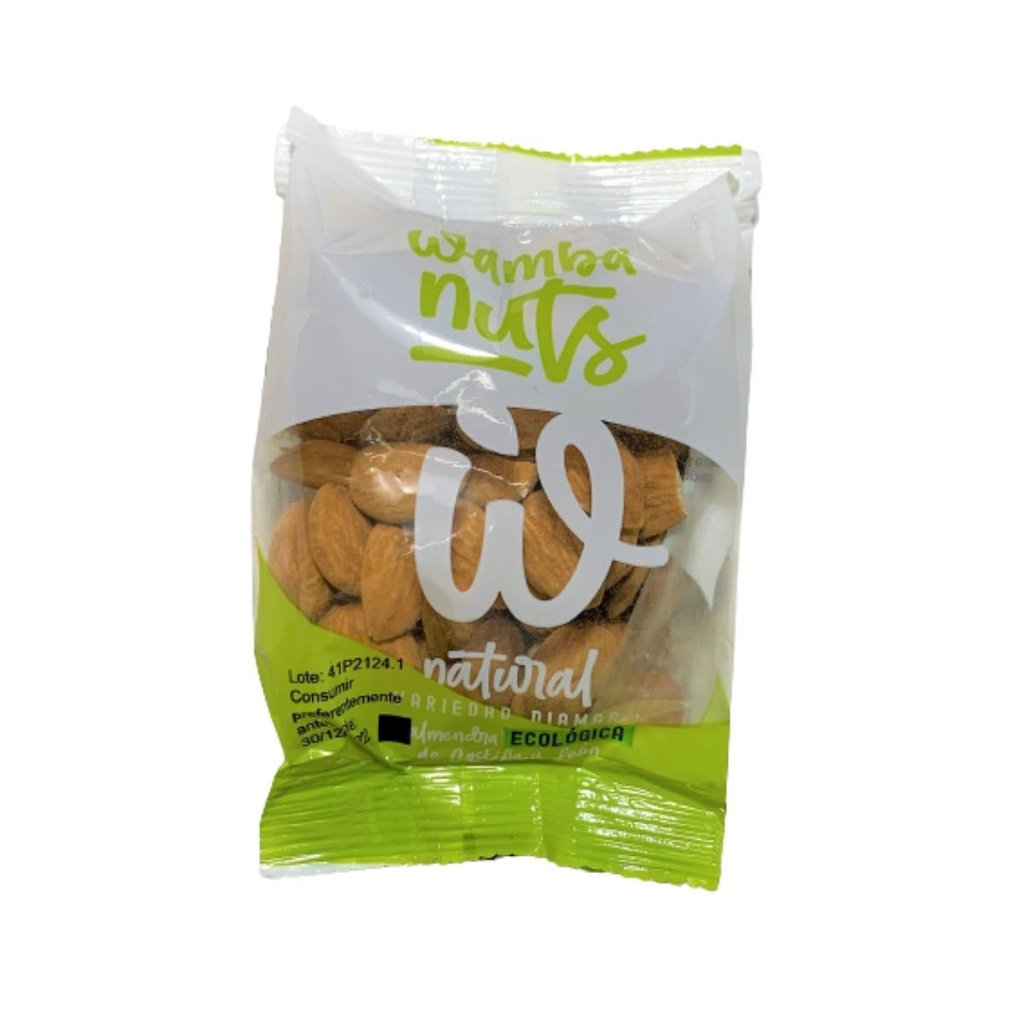 ALMENDRA CRUDA CON PIEL 100G WAMBA NUTS