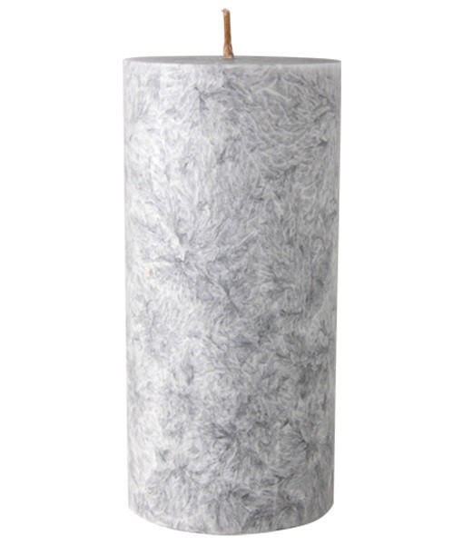 VELA PILAR GRIS LA RUEDA NATURAL