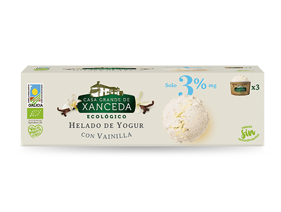 HELADO YOGUR VAINILLA 3X100ML CASA XANCEDA