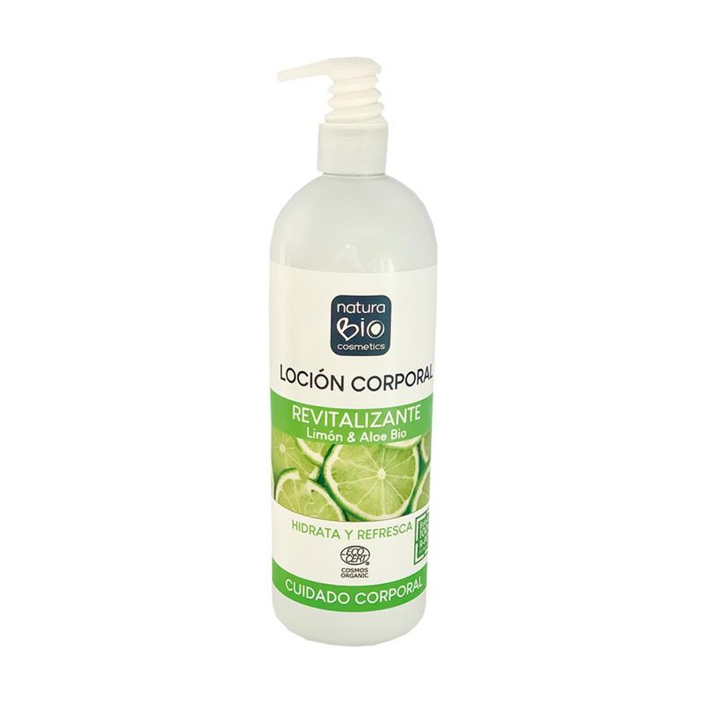 LOCIÓN CORPORAL REVITALIZANTE LIMÓN & ALOE 500ML BIO NATURABIO