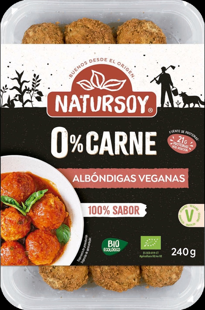 ALBONDIGAS VEGETALES 230G NATURSOY