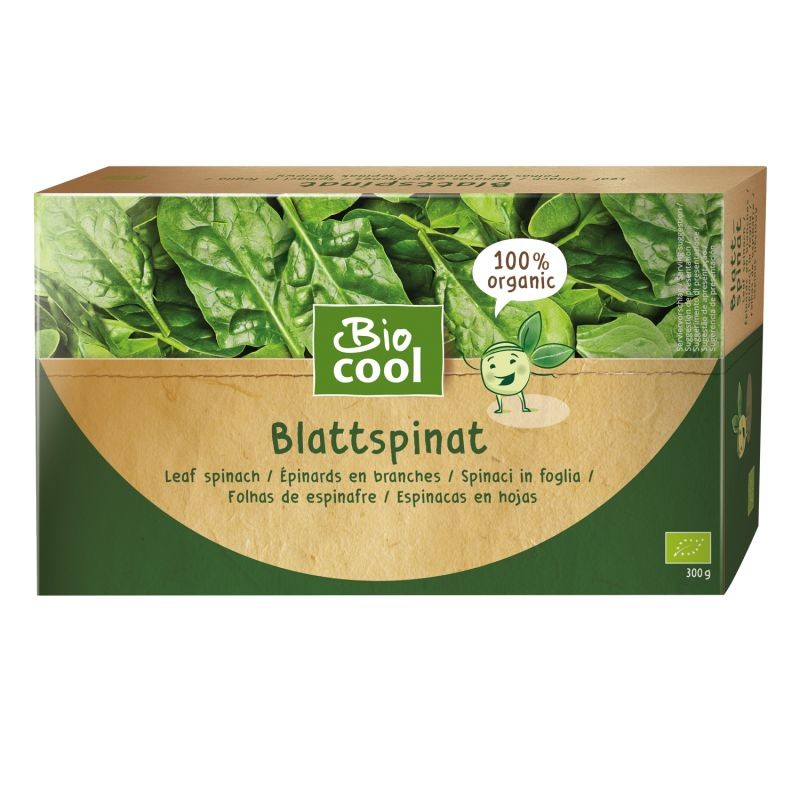 ESPINACAS CONGELADAS 300G BIOCOOL