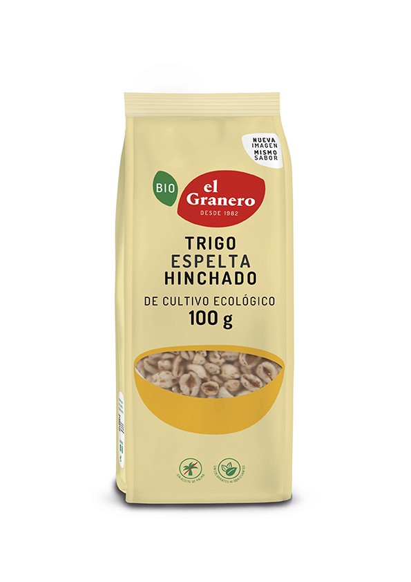 TRIGO ESPELTA HINCHADO 100G GRANERO