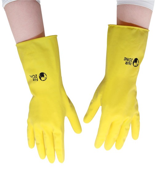 GUANTES LÁTEX 100% NATURAL TALLA S FAIR ZONE