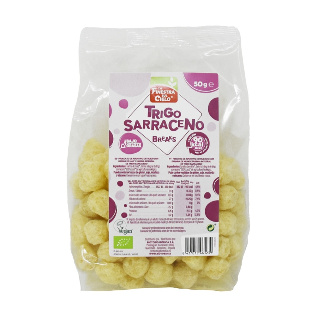 BREAK DE TRIGO SARRACENO 50G LA FINESTRA SUL CIELO