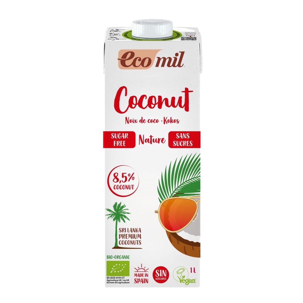 BEBIDA DE COCO NATURAL 1L ECOMIL