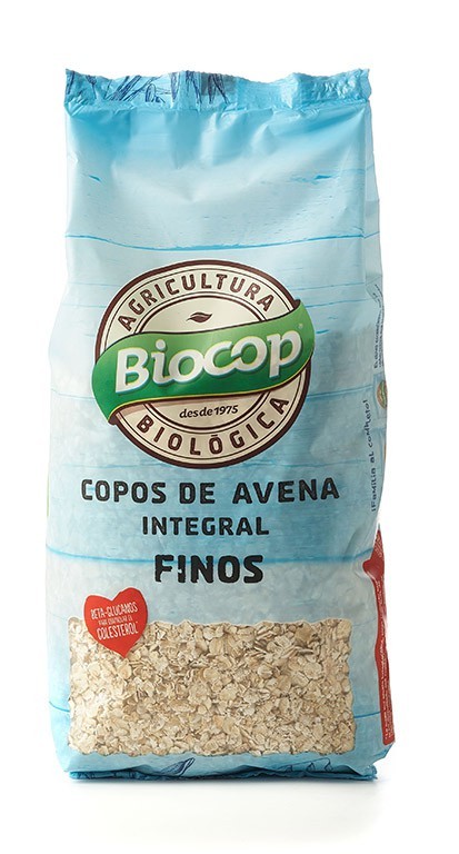 COPOS DE AVENA INTEGRAL FINOS 500G BIOCOP