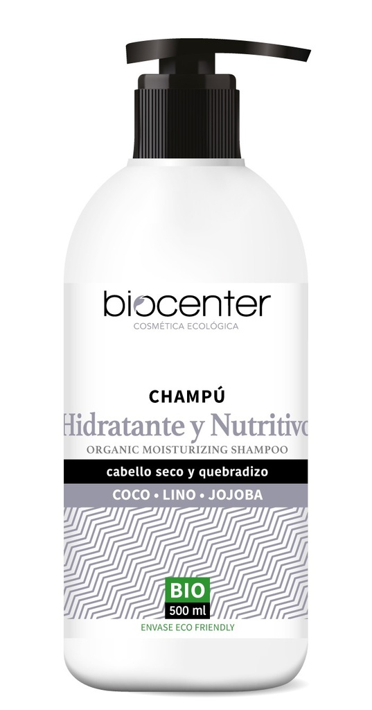 CHAMPÚ CABELLO SECO LINO JOJOBA NARANJA 500ML BIOCENTER